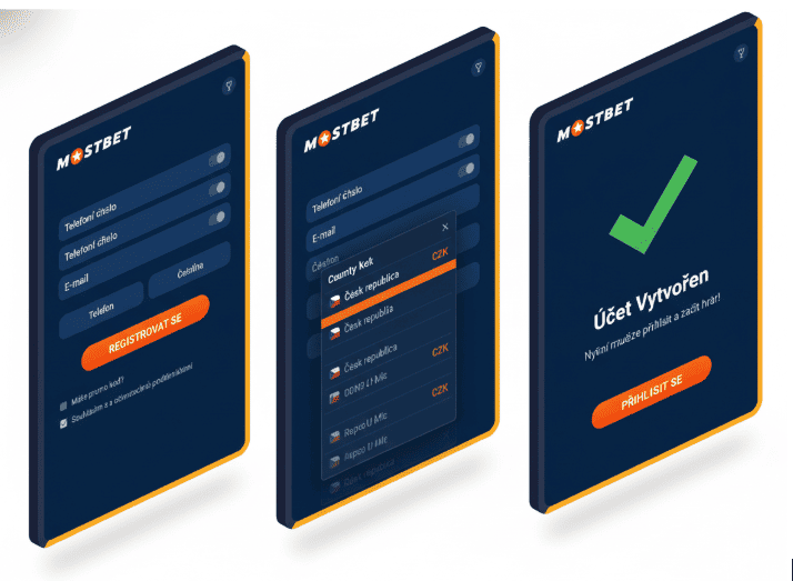 Mostbet registrace